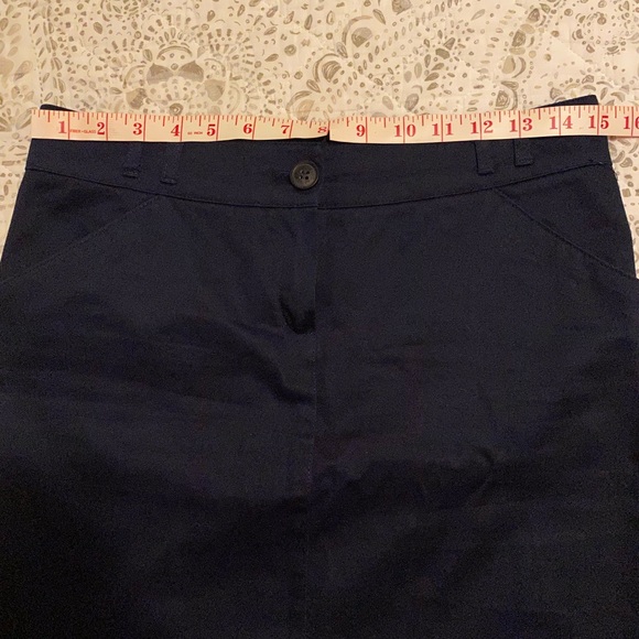 MNG navy pencil skirt Sz 6 - Picture 4 of 6